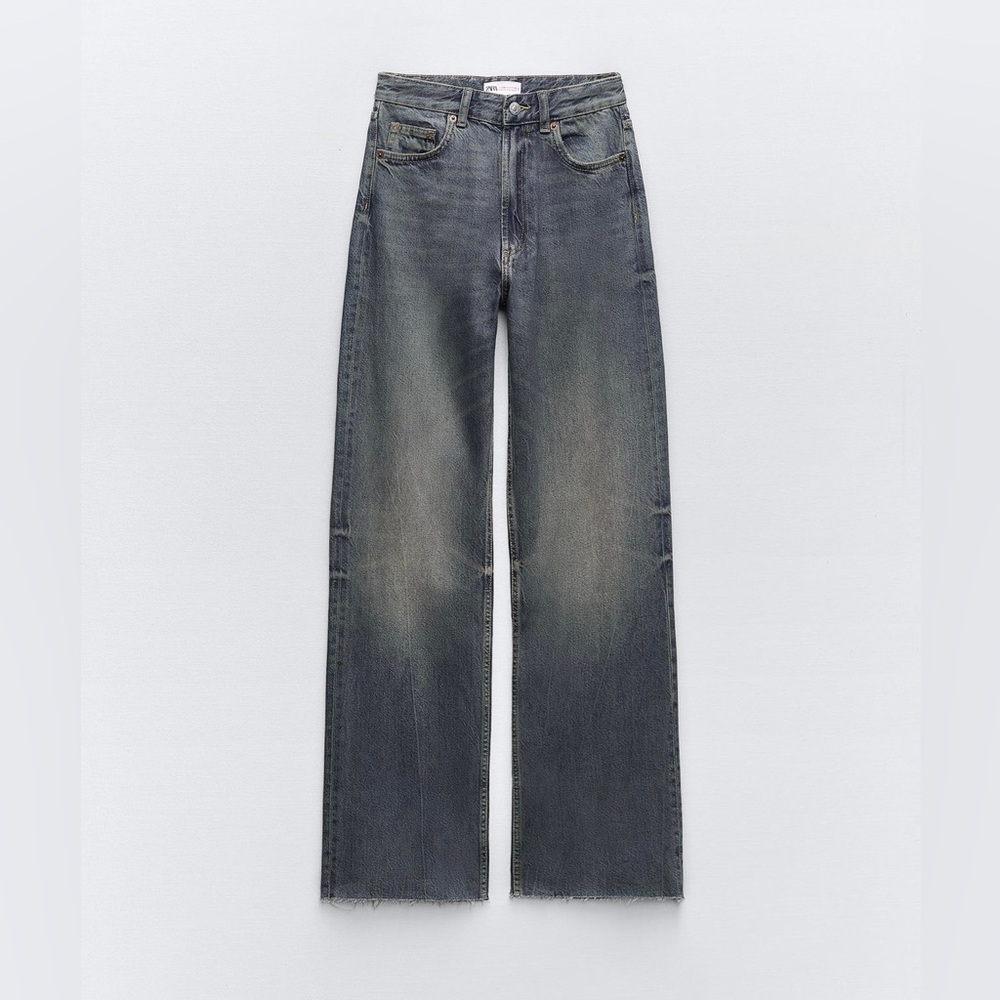 Zara High Rise Wide Jeans